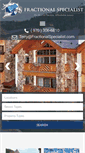 Mobile Screenshot of fractionalspecialist.com